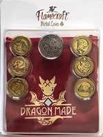 Flamecraft Board Game: Series 2 Metal Coins (Pre-Order)
