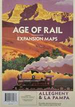 Age Of Rail Board Game: La Pampa And Allegheny Map Expansion (Pre-Order)