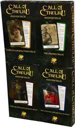 Call of Cthulhu RPG: 4 Keeper Decks 2nd Edition (On Order)