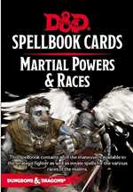 Dungeons And Dragons RPG: Martial Powers And Races Spell Deck (Revised)
