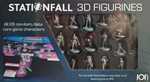 Stationfall Board Game: 3D Mini Character Figurines (On Order)