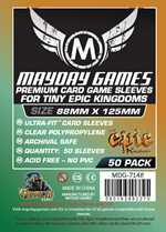 50 x Clear Card Sleeves 88mm x 125mm (Mayday Premium) (On Order)