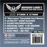 100 x Clear Standard Wyrmspan Compatible Card Sleeves 57 x 57mm (Pre-Order)