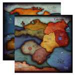 Cthulhu Wars Board Game: Oversized 3-5 Player Earth Map (On Order)
