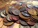 Viticulture Board Game: Metal Lira Coins Upgrade Pack